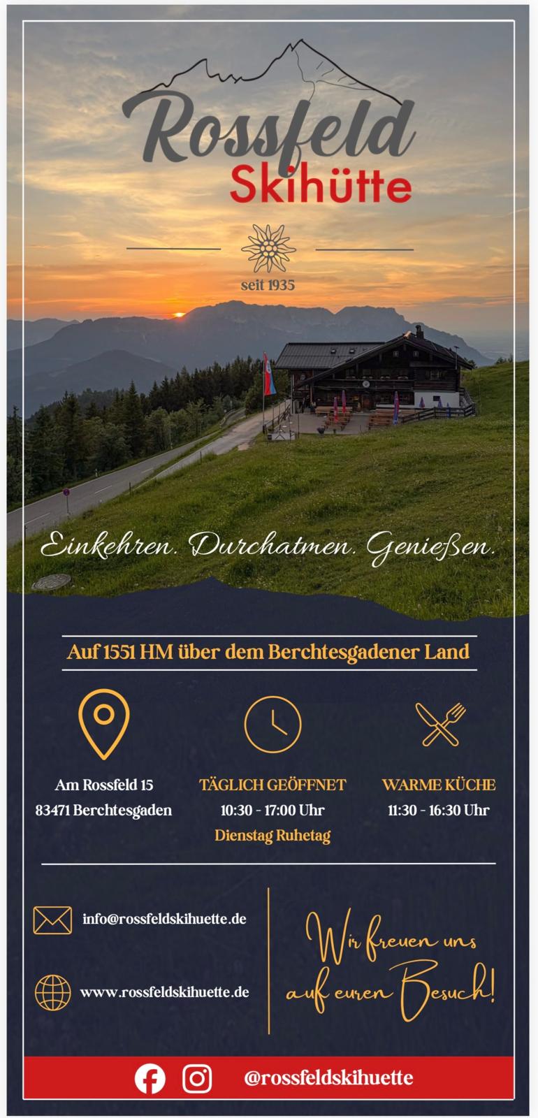 Folder Skihütte Rossfeld